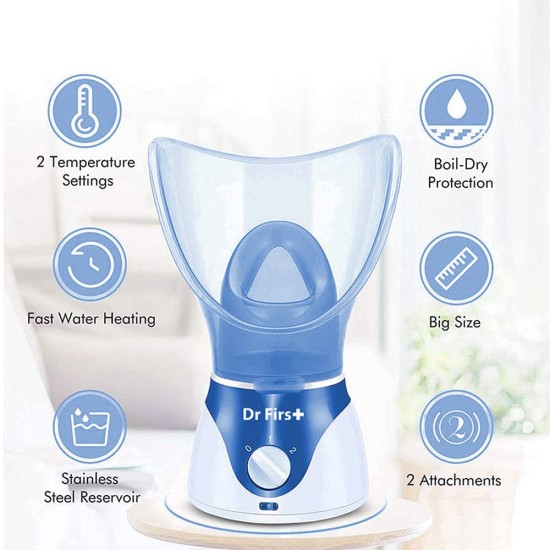 Dr Trust Home Spa Face/Nose Vapouriser Steamer for Cold & Cough